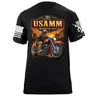 USAMM Motorcycle Rally T-Shirt Shirts 88227-S-BK
