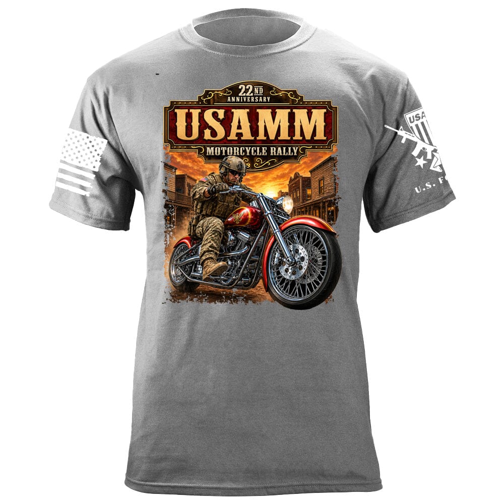 USAMM Motorcycle Rally T-Shirt Shirts 88227-S-HG