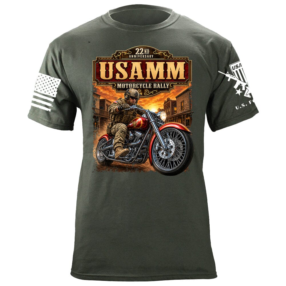 USAMM Motorcycle Rally T-Shirt Shirts 88227-S-MG