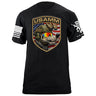 USAMM Shield Dog T-Shirt Shirts 88053-S-BK
