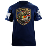 USAMM Shield Dog T-Shirt Shirts 88053-S-NAVY