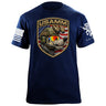 USAMM Shield Dog T-Shirt Shirts 88053-S-NAVY