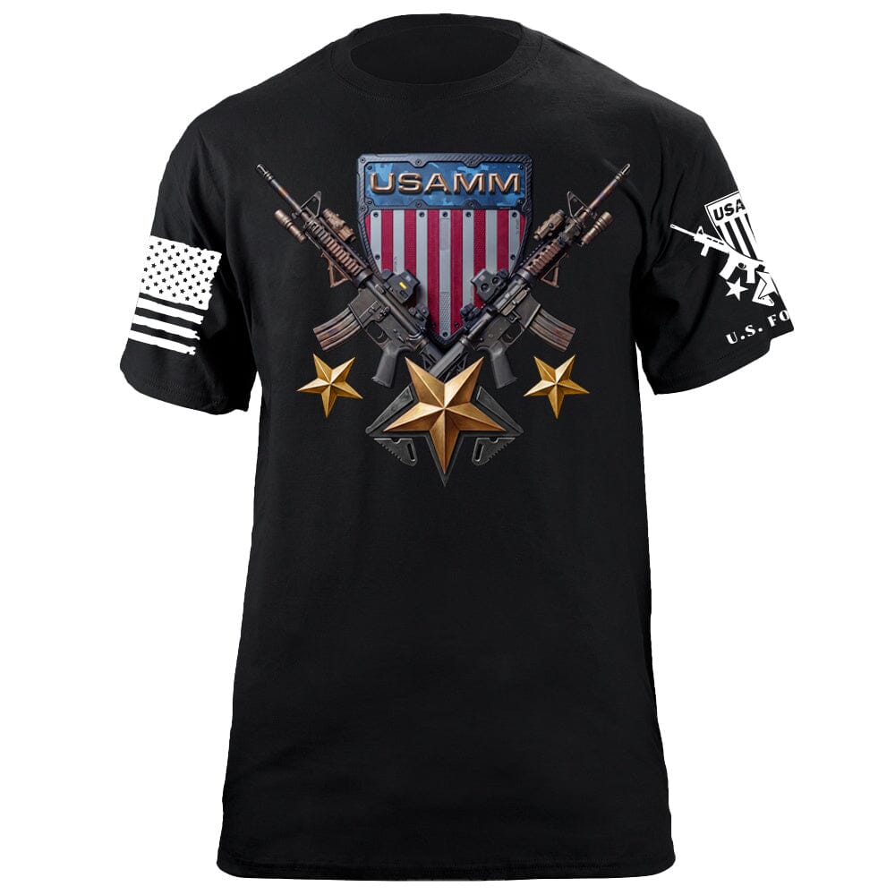 USAMM Tactical Shield T-Shirt Shirts 88228-S-BK