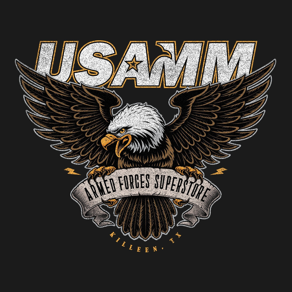 USAMM Eagle Biker Style Hoodie Hoodies 