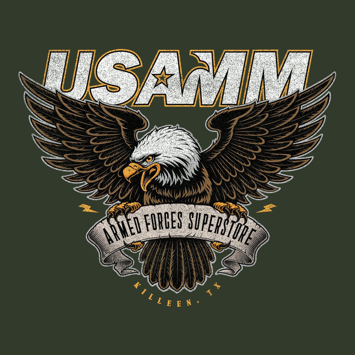 USAMM Eagle Biker Style Hoodie Hoodies 