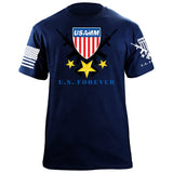 USAMM SHIELD COLORS T-Shirt Shirts 87113-S-NAVY