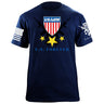 USAMM SHIELD COLORS T-Shirt Shirts 87113-S-NAVY