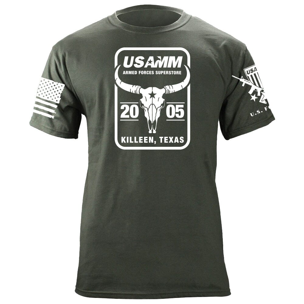USAMM COW SKULL T-Shirt Shirts 