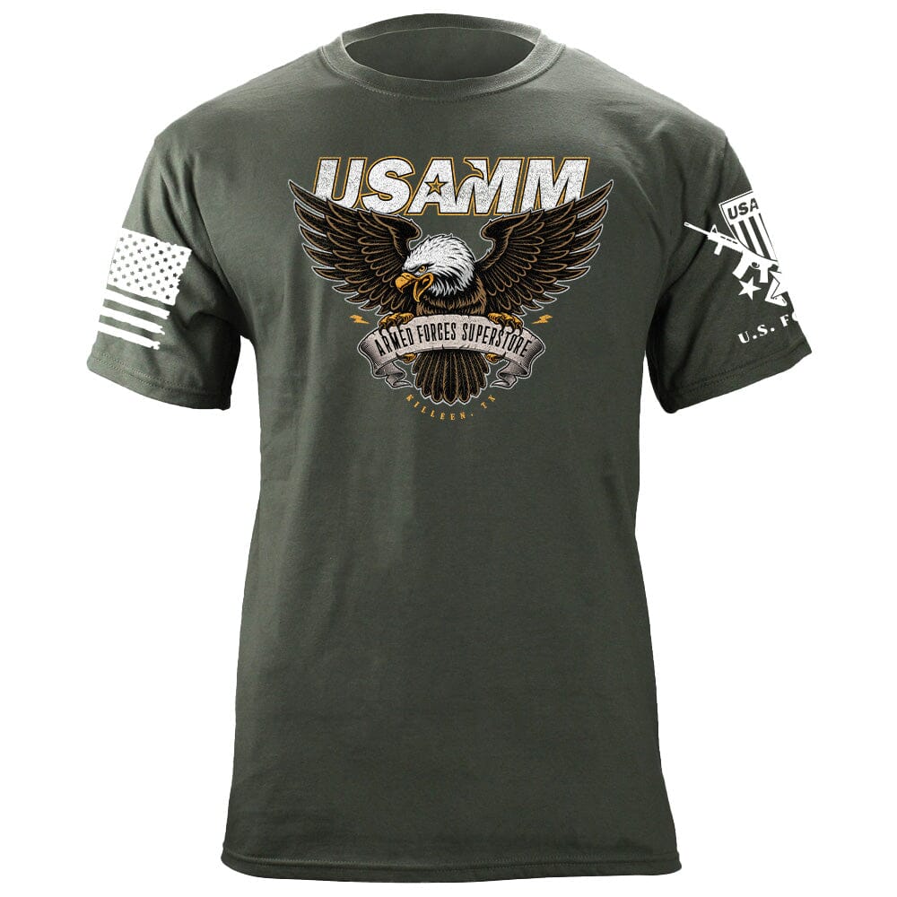 USAMM Eagle Biker Style T-Shirt Shirts 87041-S-MG