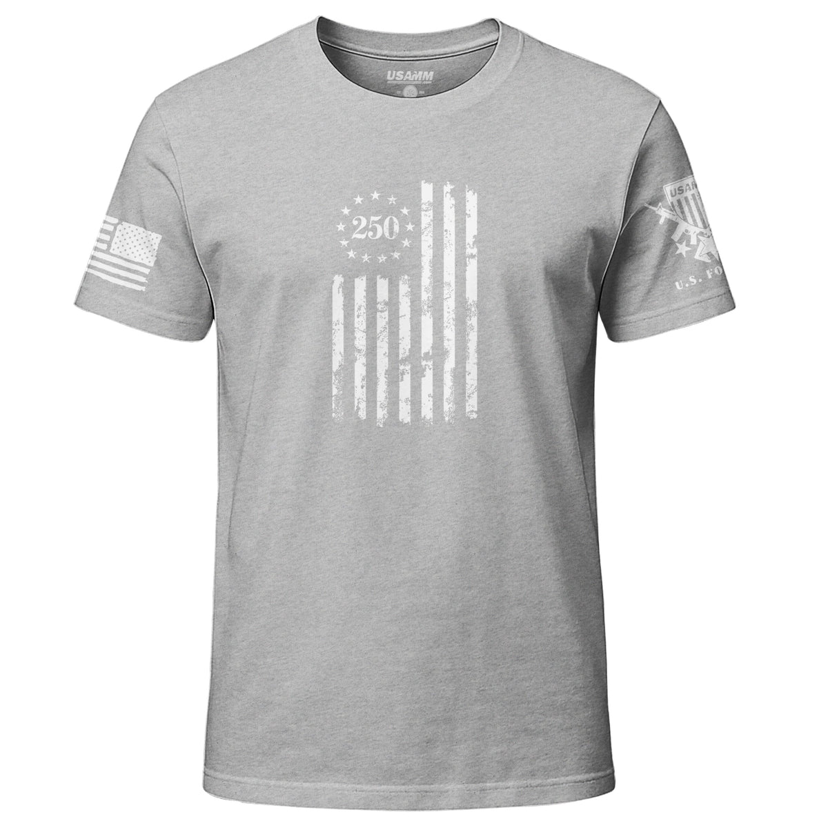 Vintage US 250 Flag T-Shirt Shirts 88236-S-HG