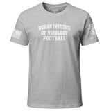 Wuhan Institute of Virology Football Graphic T-Shirt Shirts 88237-S-HG