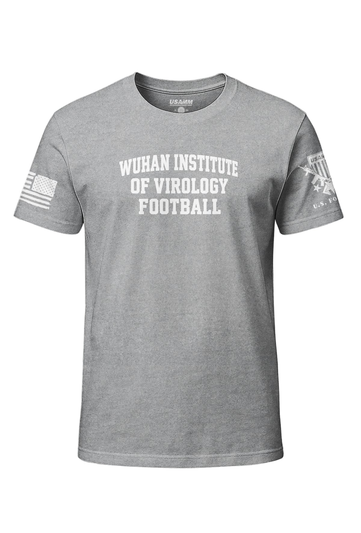 Wuhan Institute of Virology Football Graphic T-Shirt