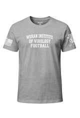 Wuhan Institute of Virology Football Graphic T-Shirt