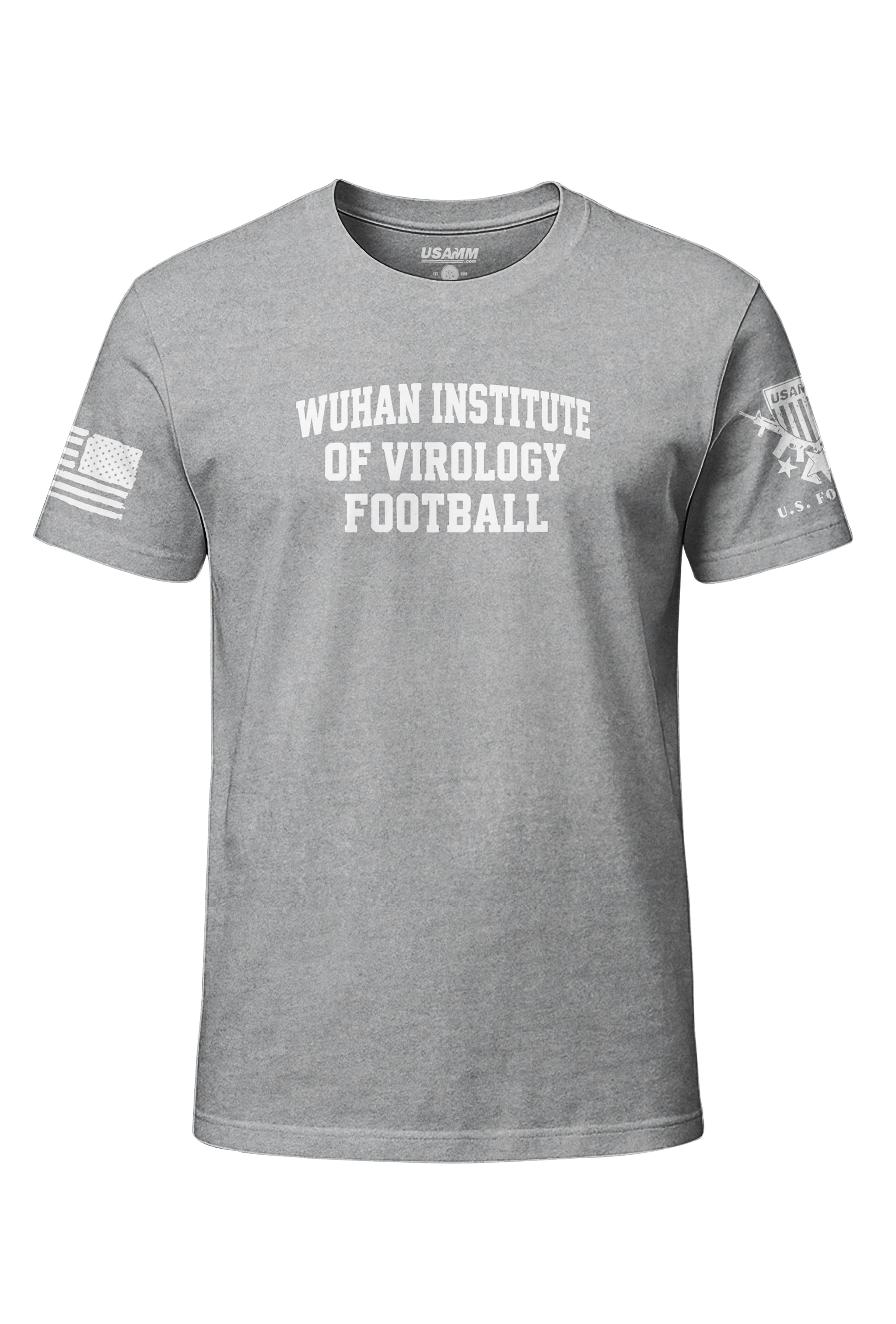 Wuhan Institute of Virology Football Graphic T-Shirt