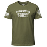 Wuhan Institute of Virology Football Graphic T-Shirt Shirts 88237-S-MG