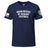 Wuhan Institute of Virology Football Graphic T-Shirt Shirts 88237-S-NAVY