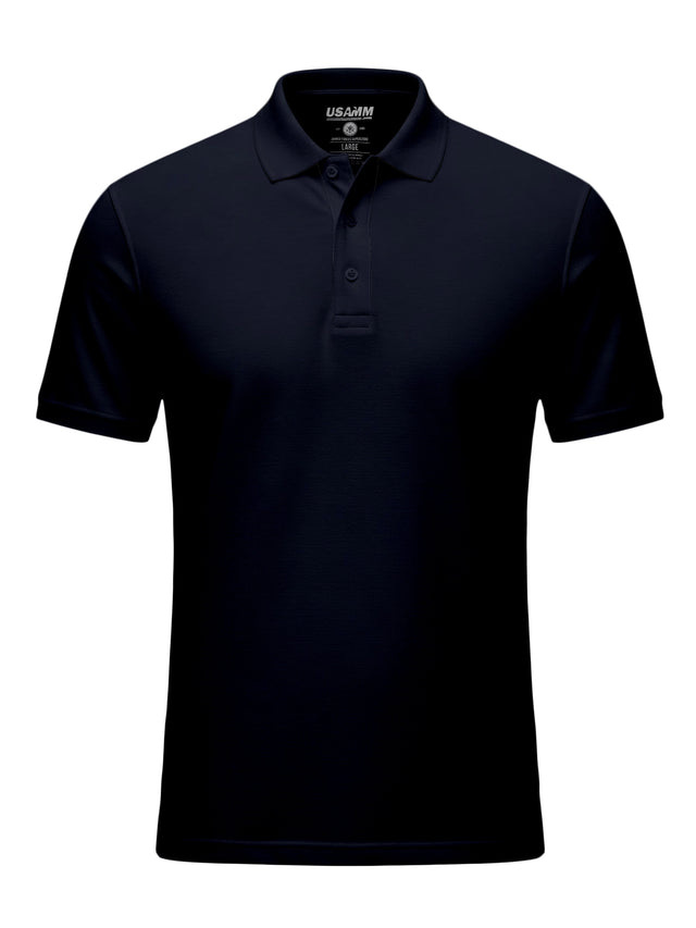 Blank Navy USAMM Polo Shirts 