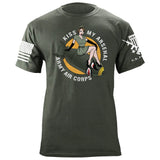US ARMY AIR CORPS BOMB PINUP Tshirt Shirts 87042-S-MG