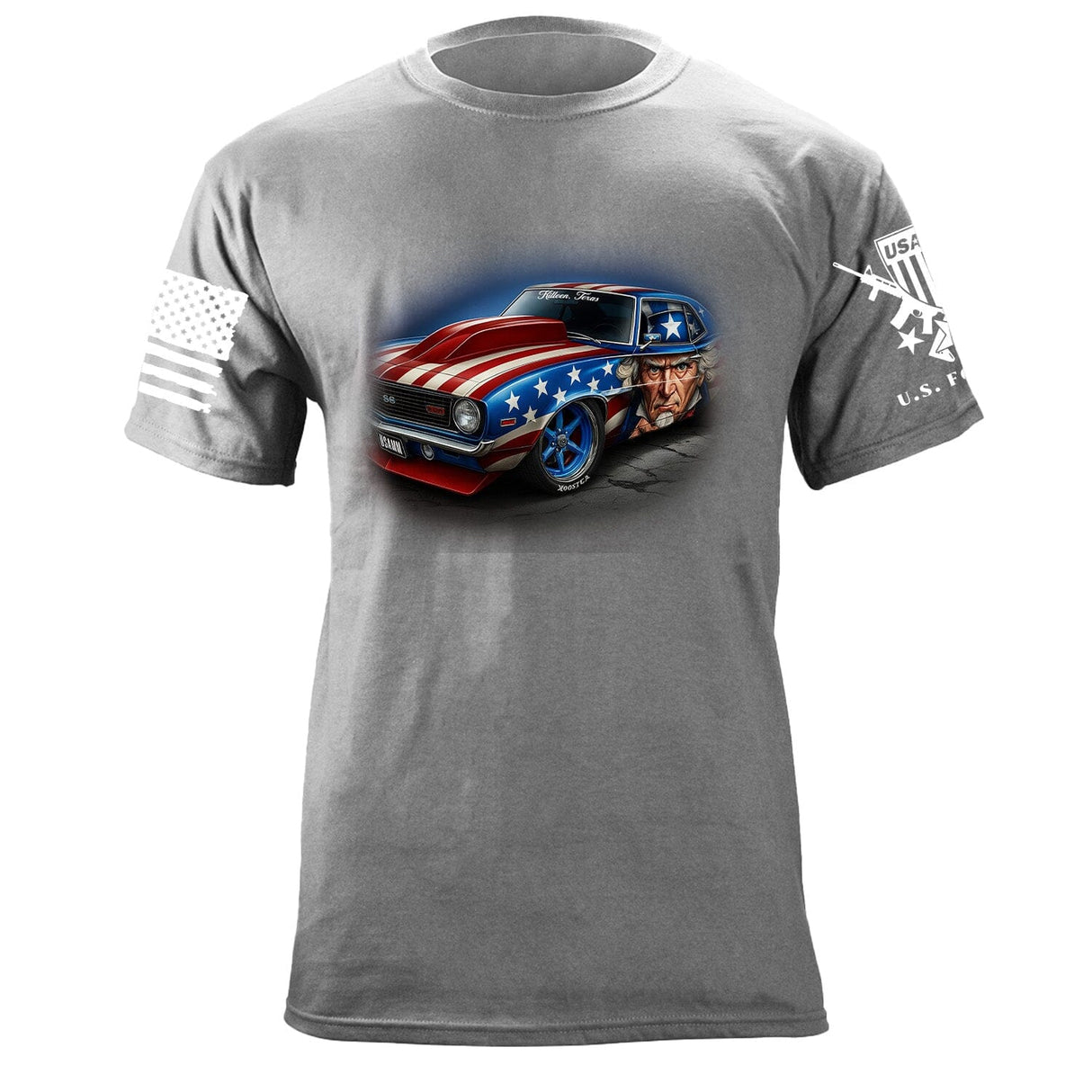 Uncle Sam Camaro T-Shirt Shirts 87459-S-HG