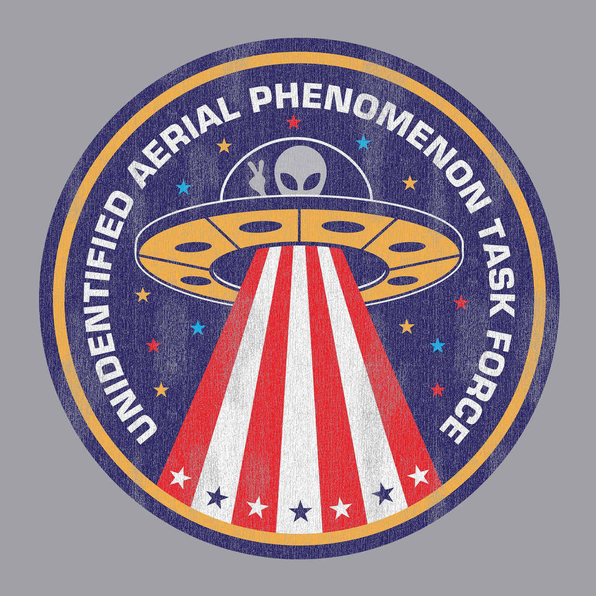 Unidentified Aerial Phenomenon Task Force Circle Graphic Hoodie