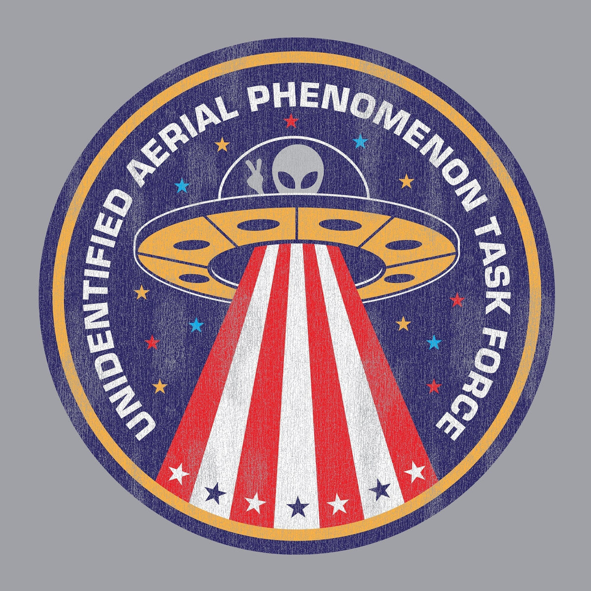 Unidentified Aerial Phenomenon Task Force Circle Graphic Hoodie Hoodies 