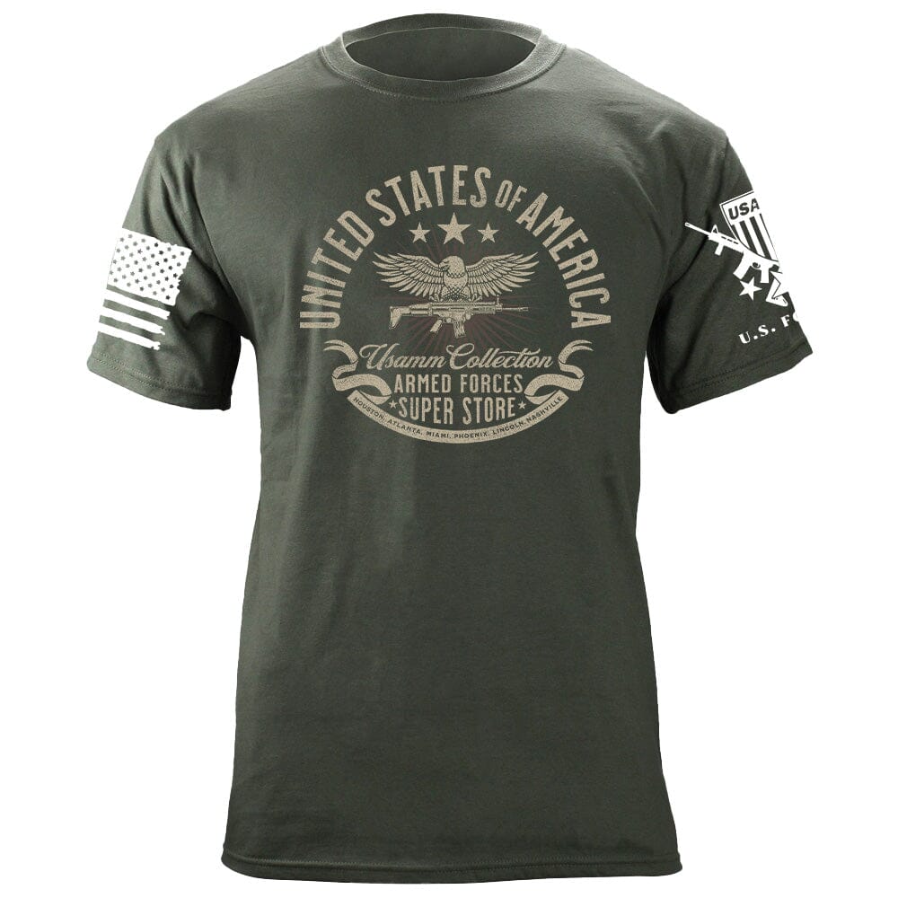 United States of America Usamm Collection T-Shirt Shirts 87039-S-MG