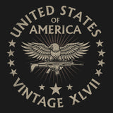 United States of America Vintage XLVII Hoodie