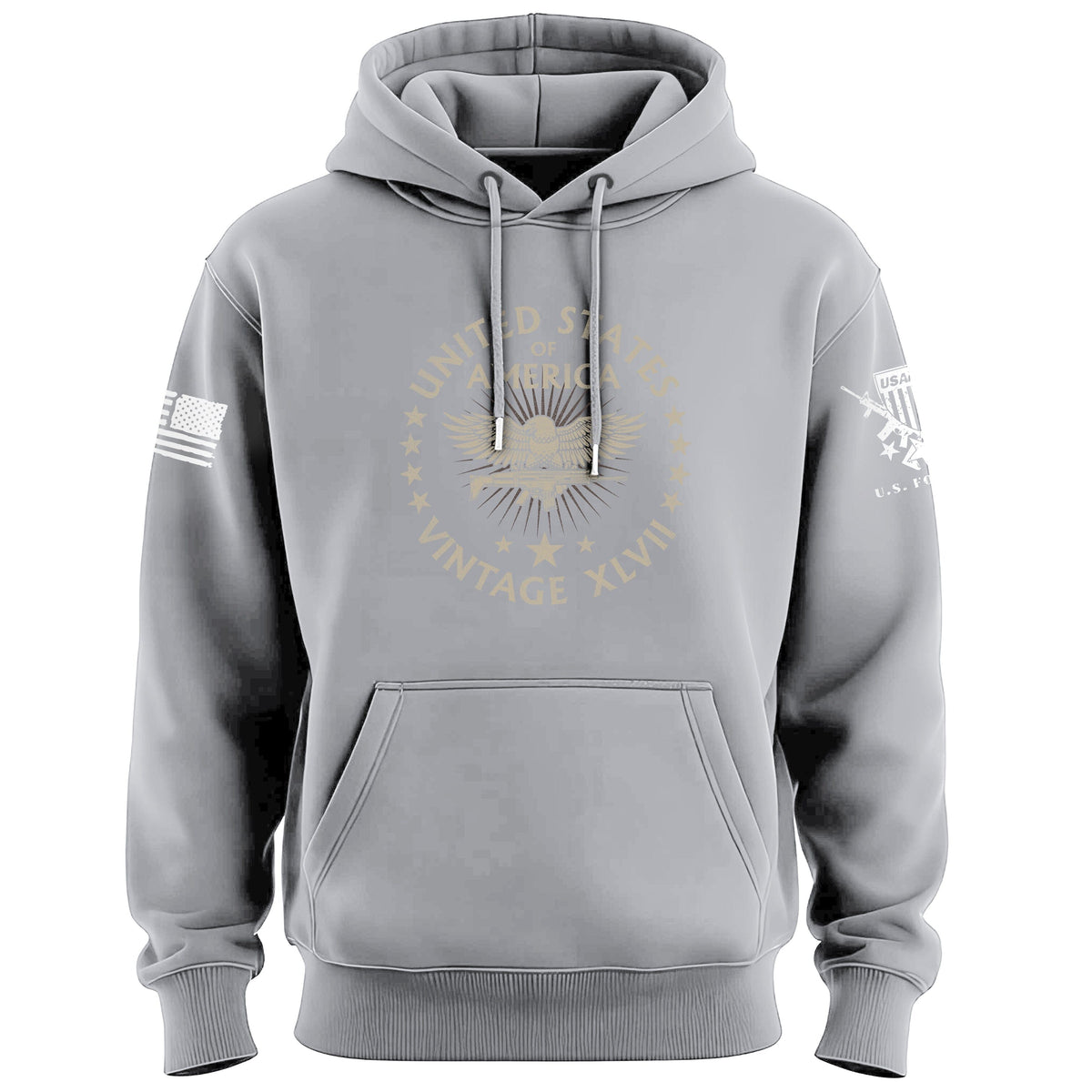 United States of America Vintage XLVII Hoodie Hoodies 100366-S-HG