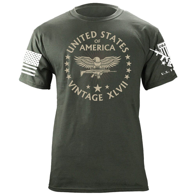 United States of America Vintage XLVII T-Shirt Shirts 87038-S-MG