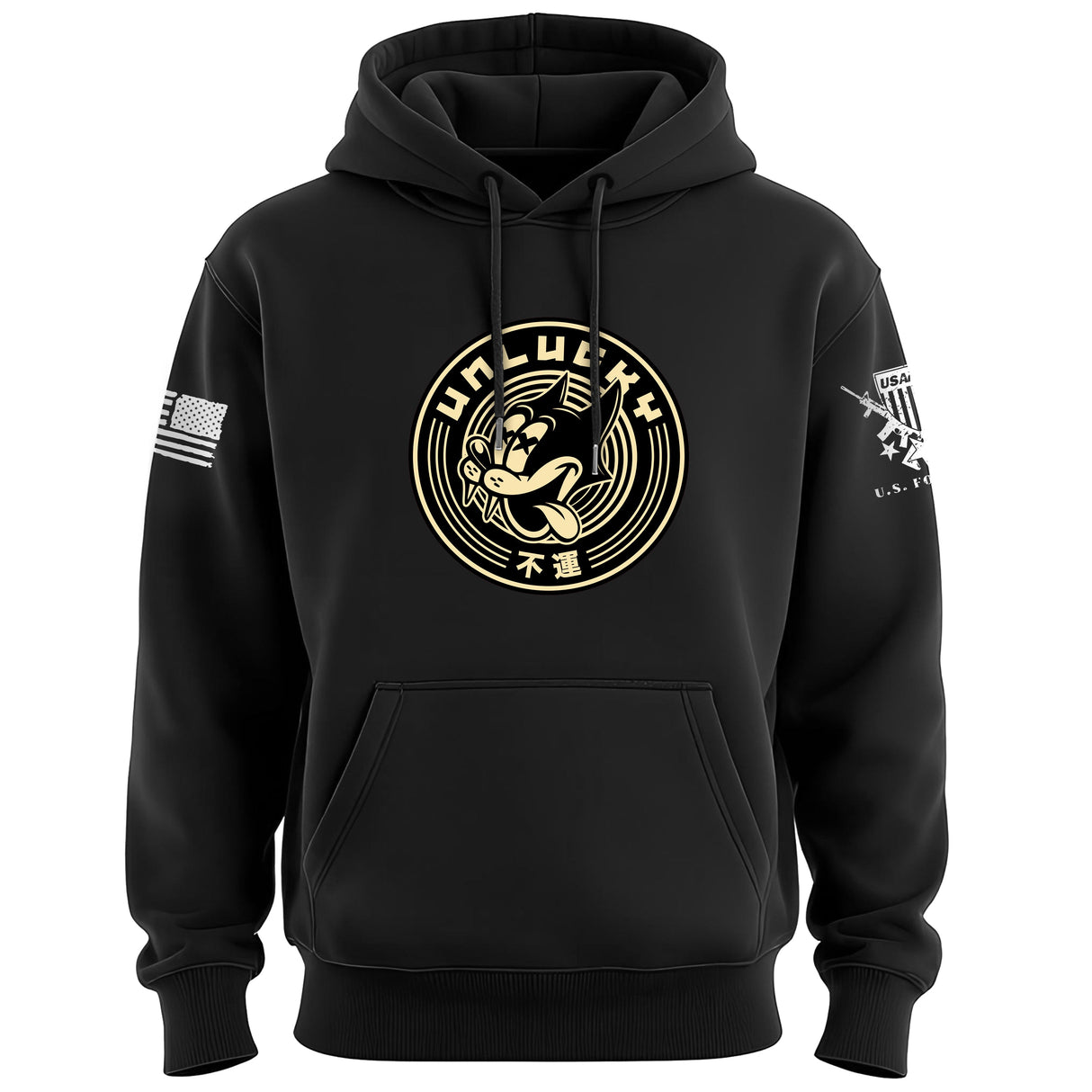Unlucky Cat Two Colors Hoodie