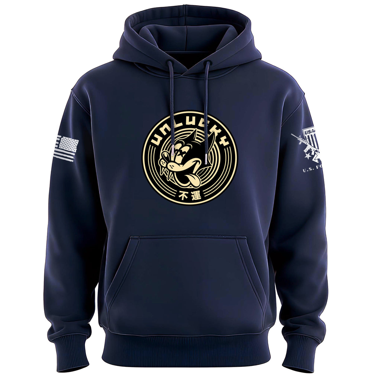 Unlucky Cat Two Colors Hoodie