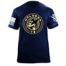 Unlucky Cat Two Colors T-Shirt Shirts 87228-S-NAVY