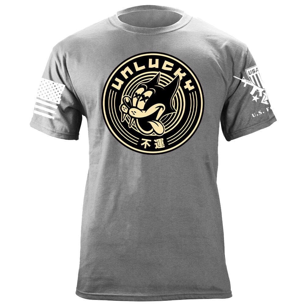 Unlucky Cat Two Colors T-Shirt