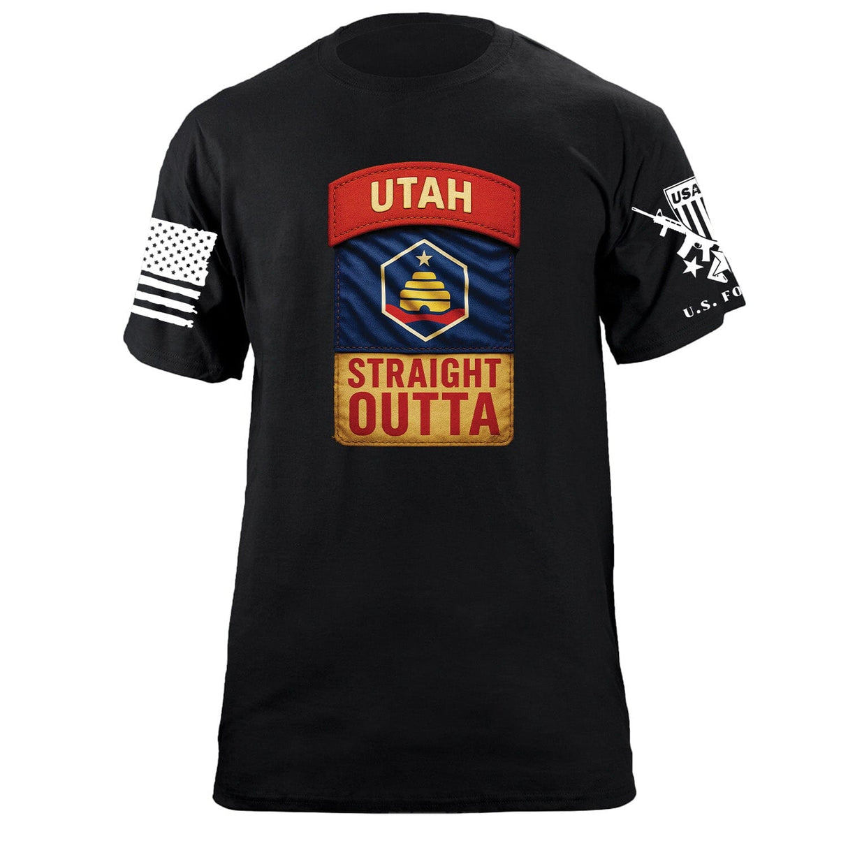 State Tab Shirt: Utah Shirts 86422-S-BK