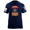 State Tab Shirt: Utah Shirts 86422-S-NAVY