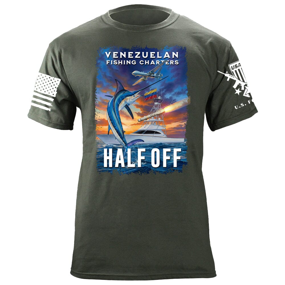 Fishing Charters Half Off T-Shirt (variant) Shirts 88060-S-MG