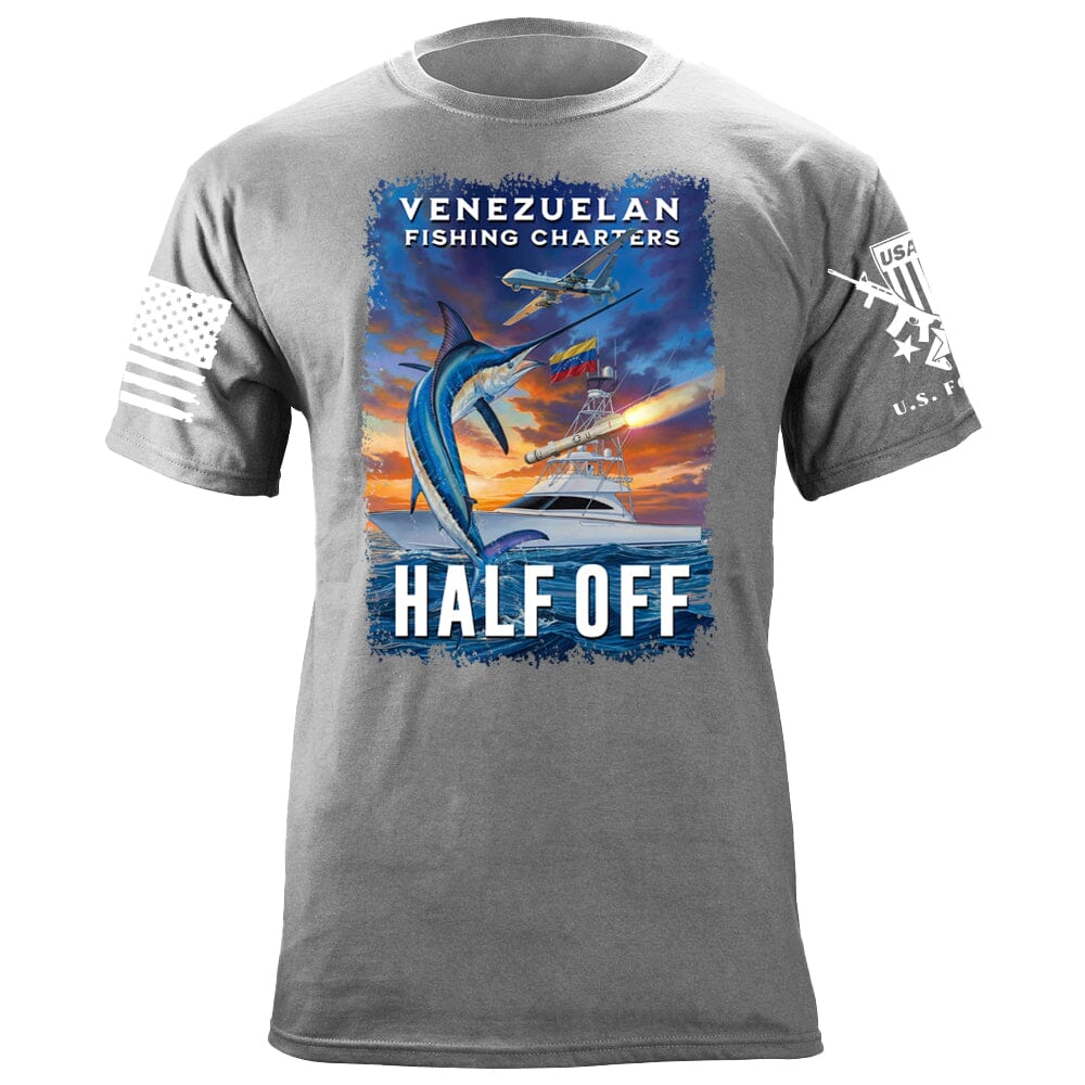 Fishing Charters Half Off T-Shirt (variant) Shirts 88060-S-HG