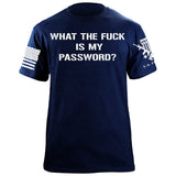 WTF is my Password T-Shirt Shirts 88057-S-NAVY