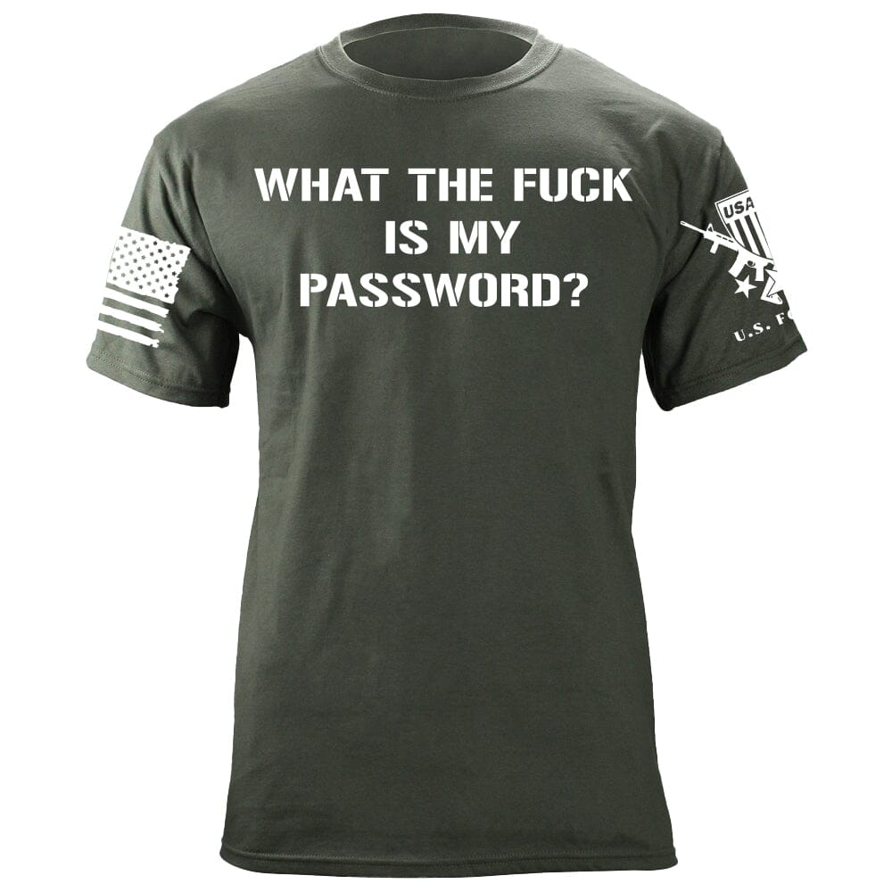 WTF is my Password T-Shirt Shirts 88057-S-MG