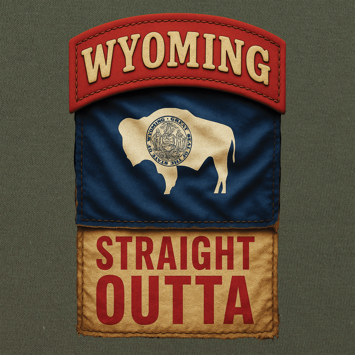 State Tab Shirt: Wyoming Shirts 