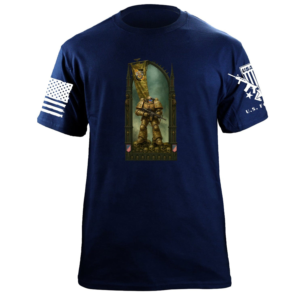 Warhammer 40K T-Shirt Shirts 87461-S-NAVY