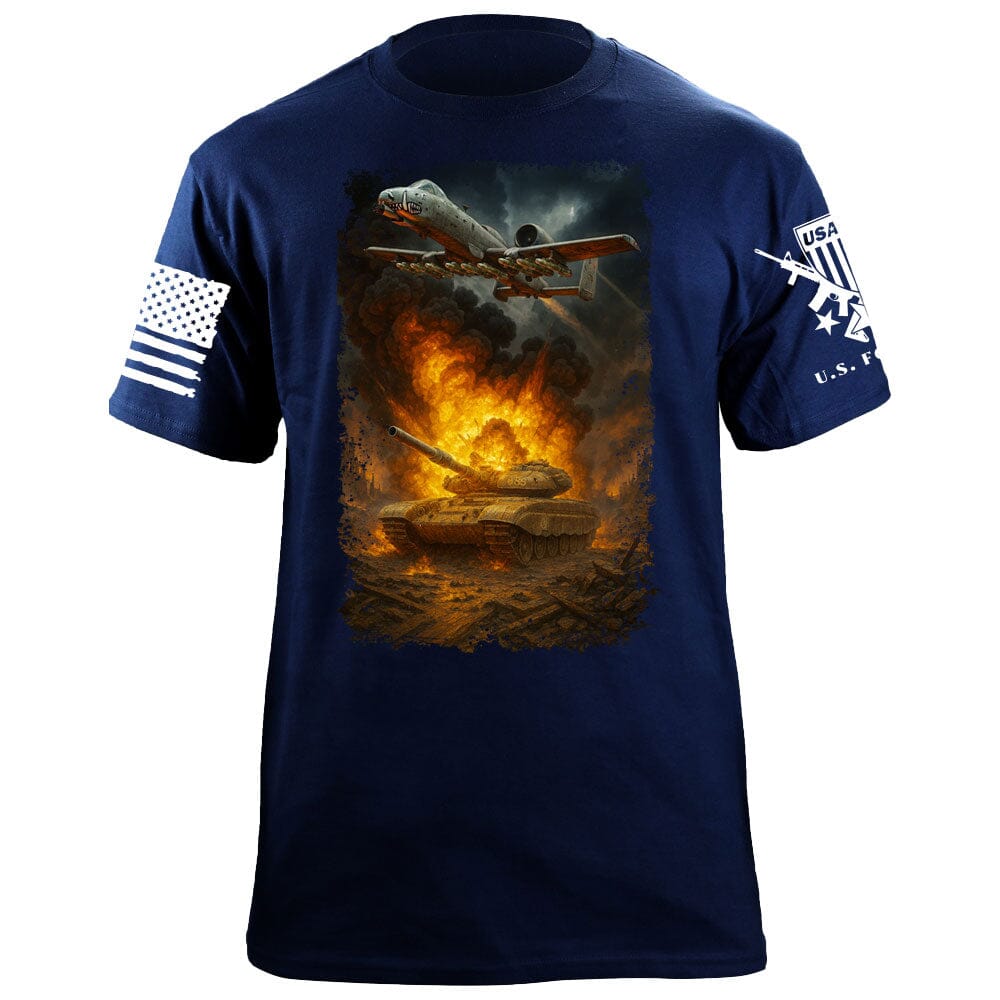 A-10 T90 Buster T-Shirt Shirts 88055-S-NAVY