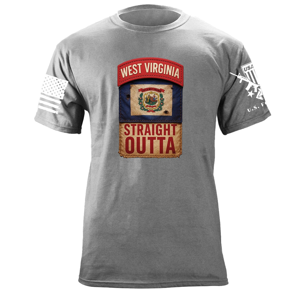 State Tab Shirt: West Virginia Shirts 86423-S-HG