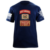 State Tab Shirt: West Virginia Shirts 86423-S-NAVY
