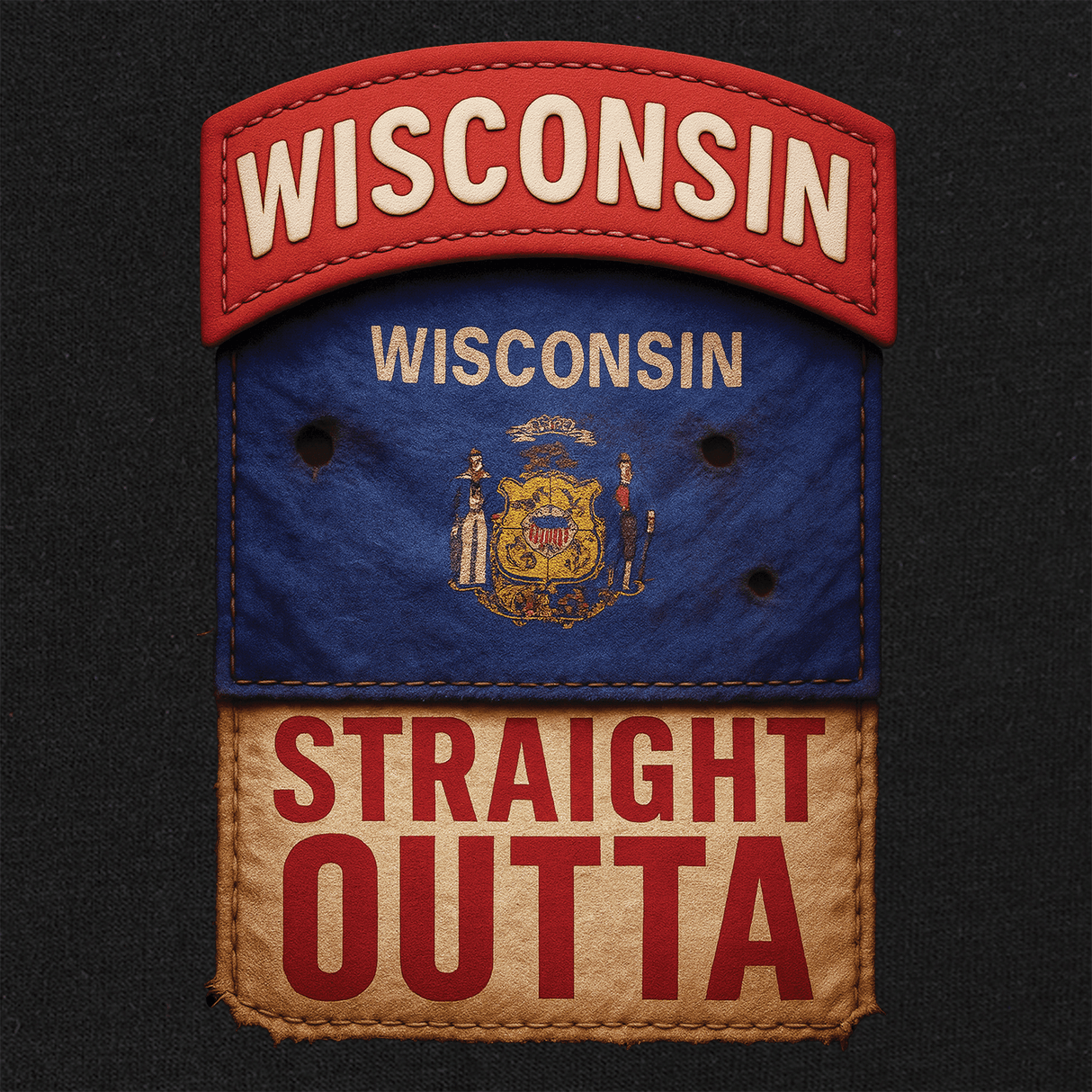 State Tab Shirt: Wisconsin Shirts 