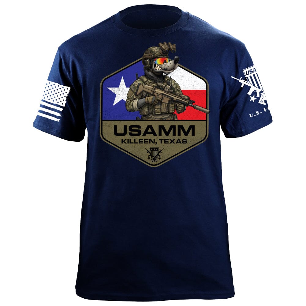 USAMM Wolf Operator T-Shirt Shirts 88056-S-NAVY
