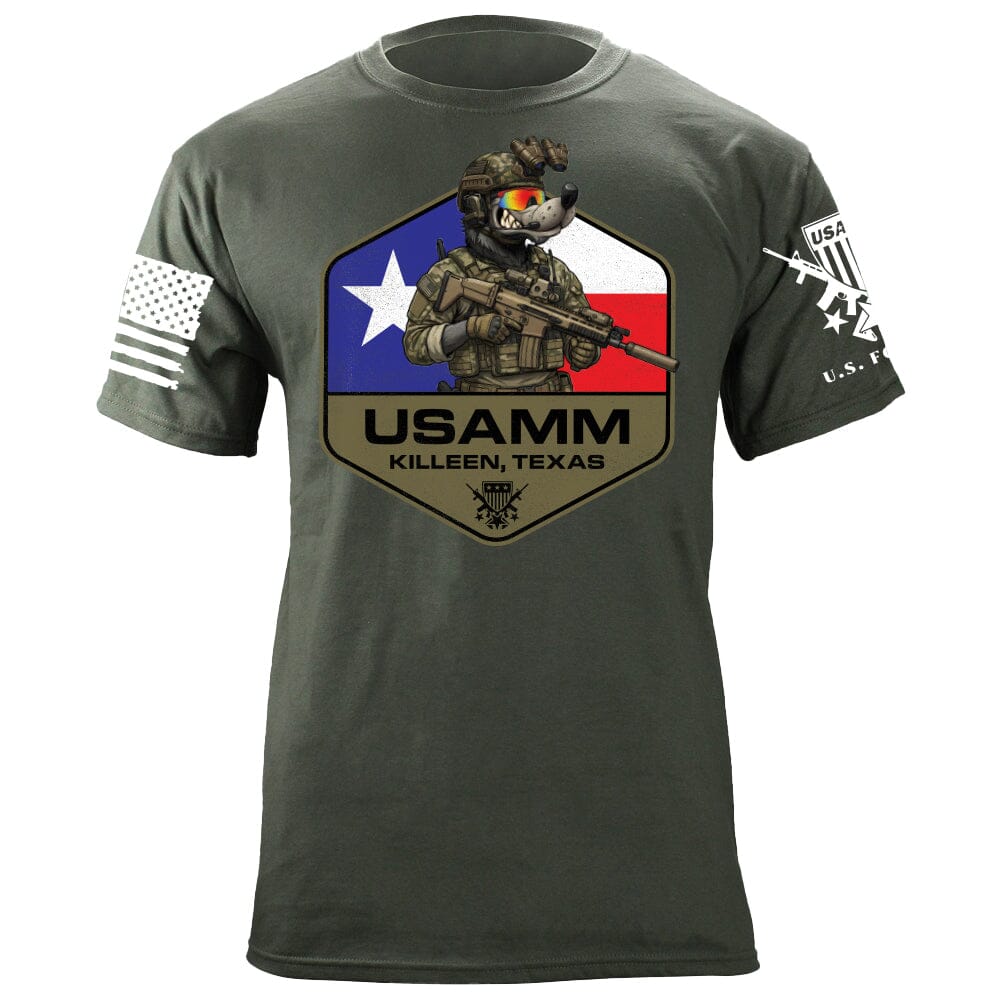 USAMM Wolf Operator T-Shirt Shirts 88056-S-MG