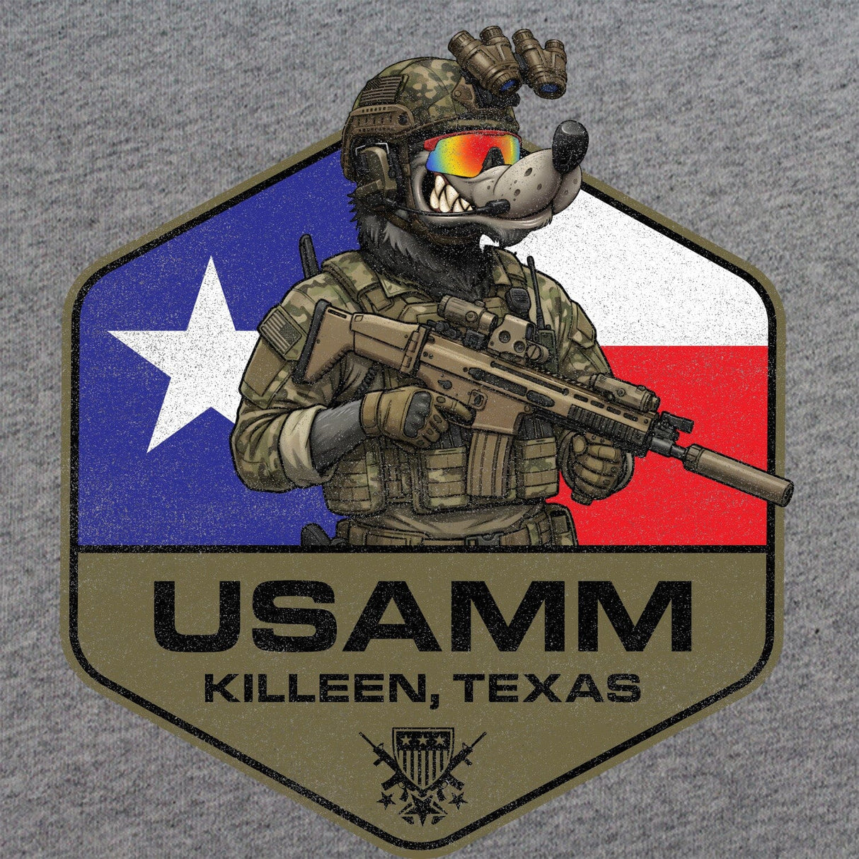 USAMM Wolf Operator T-Shirt Shirts 