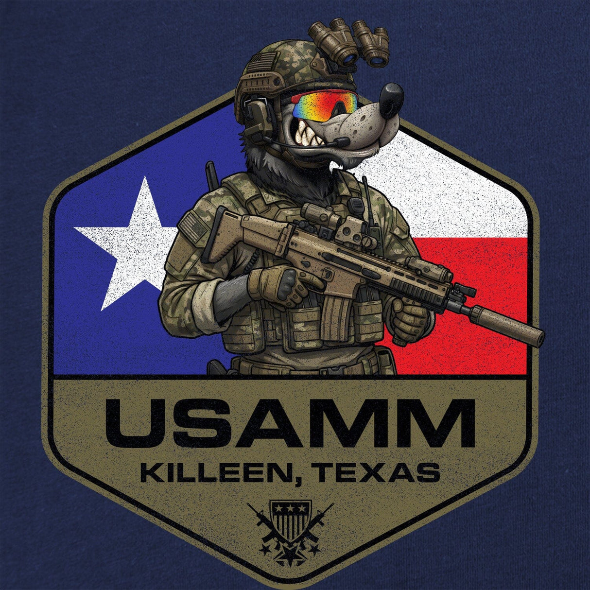 USAMM Wolf Operator T-Shirt Shirts 