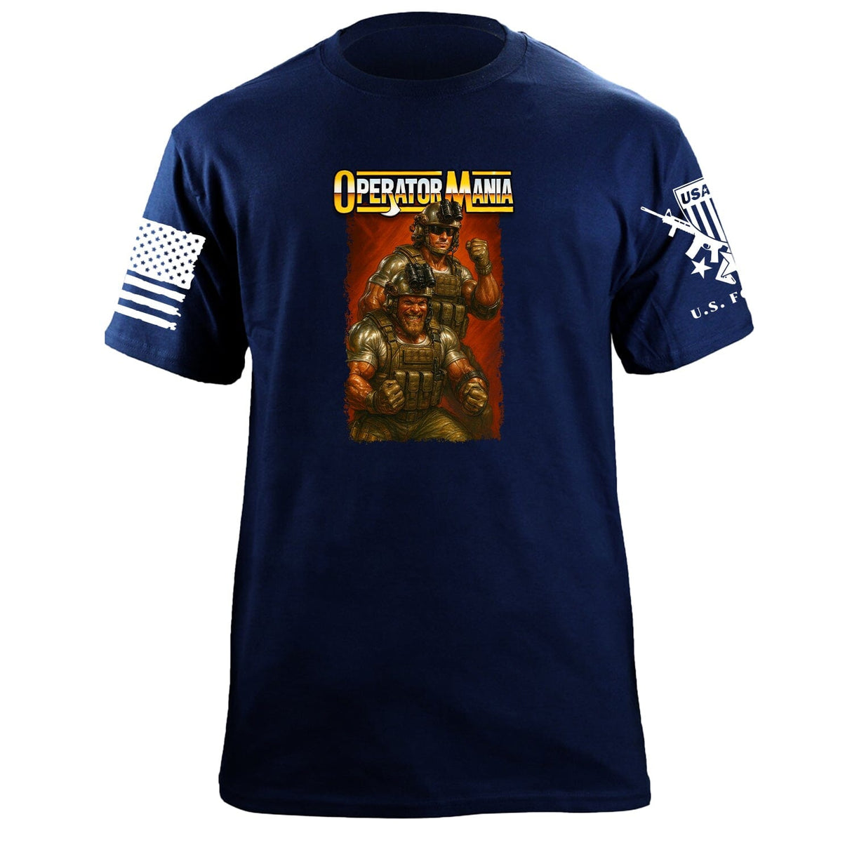 Operator Mania T-Shirt Shirts 87463-S-NAVY